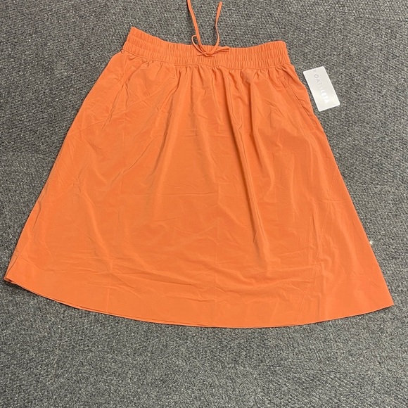 NWT Athleta Arrival Skirt Orange Midi Maxi Womens Size 18 Plus Orange Clay - Picture 3 of 6